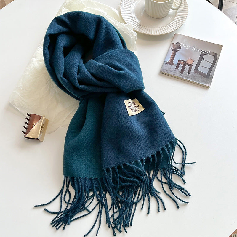 Hazel - Ursula - Soft Reversible Scarf with Cashmere Feel