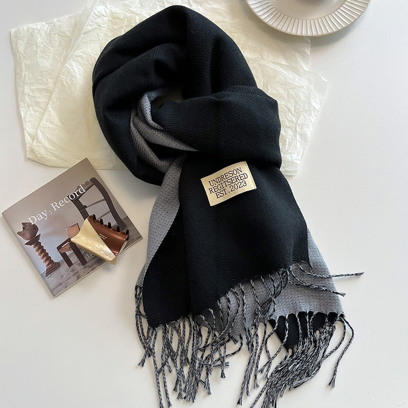 Hazel - Ursula - Soft Reversible Scarf with Cashmere Feel