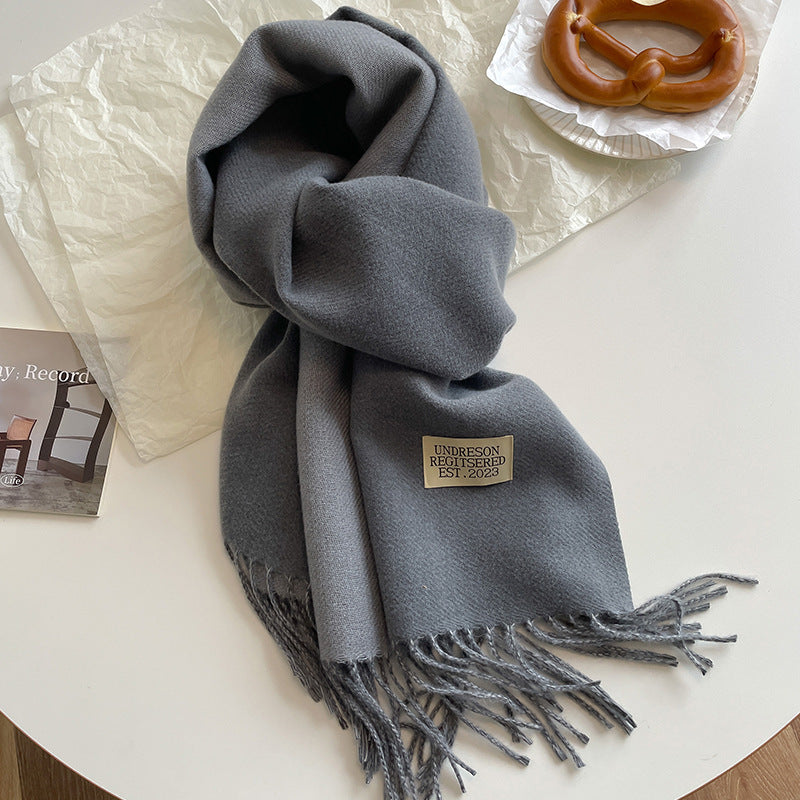 Hazel - Ursula - Soft Reversible Scarf with Cashmere Feel