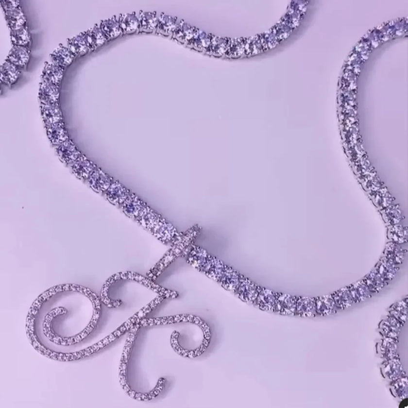 Fjorna | Women's Necklace Silver Adjustable 18 Inch Cubic Zirconia 3