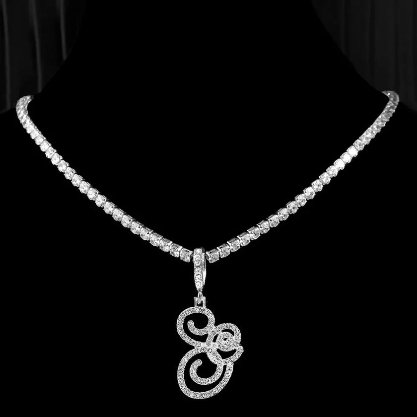 Fjorna | Women's Necklace Silver Adjustable 18 Inch Cubic Zirconia 6