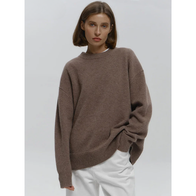 Mia – Oversized Sweater Women’s Cozy Crew Neck | Knitwear 1