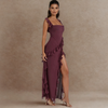 Amelia - Women's Maxi Dress Plum Lightweight