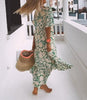 Ariane – Feminine Midi Dress with Summer Print