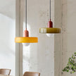 Colorful Glass Pendant Lamp with Adjustable Suspension