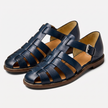 Men's FJØRNA leather closed toe fisherman sandals with sturdy straps and comfortable soles, perfect for casual summer wear.