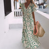 Ariane – Feminine Midi Dress with Summer Print