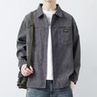 Casual Corduroy Jacket Black