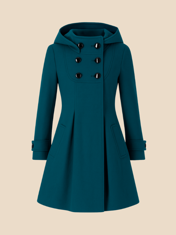 Anna | Women's A-Line Hooded Coat