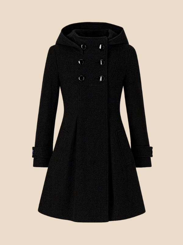 Anna | Women's A-Line Hooded Coat