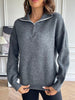 Chic Half-Zip Sweater - 3