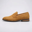 Men's FJØRNA suede summer slip-on loafers, elegant and stylish men's shoes with a smooth suede finish and comfortable design.