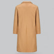 Elegant Button-Up Wool Coat for Men