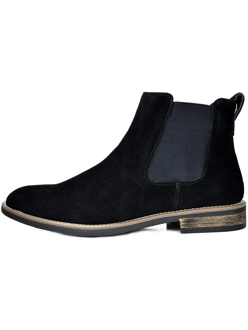 Suede Chelsea Boots Camel - 11