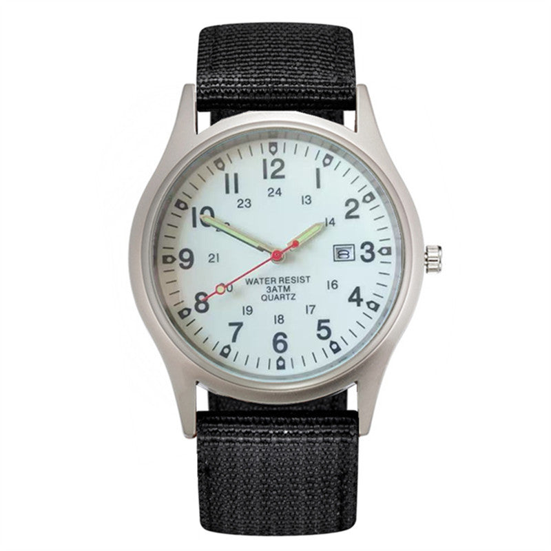 Military Style Calendar Watch