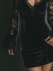 Velvet Mini Dress | Evening Dress