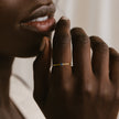 Luna | Tiny Birthstone Ring in 925 Sterling Silver