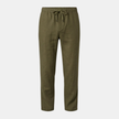 FJØRNA men's cotton linen trousers with drawstring, relaxed fit, casual pants, natural fabric for comfort and style