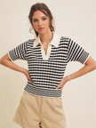 Women’s Striped V-Neck T-Shirt