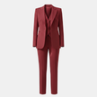 FJØRNA women's tailored co-ord set featuring stylish pants with a fitted waistband and sleek design on a model.