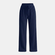 FJØRNA women's wide leg trousers with elastic waist and pleated design, featuring a relaxed fit and lightweight fabric.