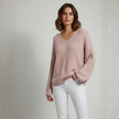 Casual Pullover Sweater Pink