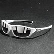 FJØRNA polarized men's sunglasses with black frames and tinted lenses, stylish accessories for sun protection and fashion.