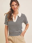 Women’s Striped V-Neck T-Shirt