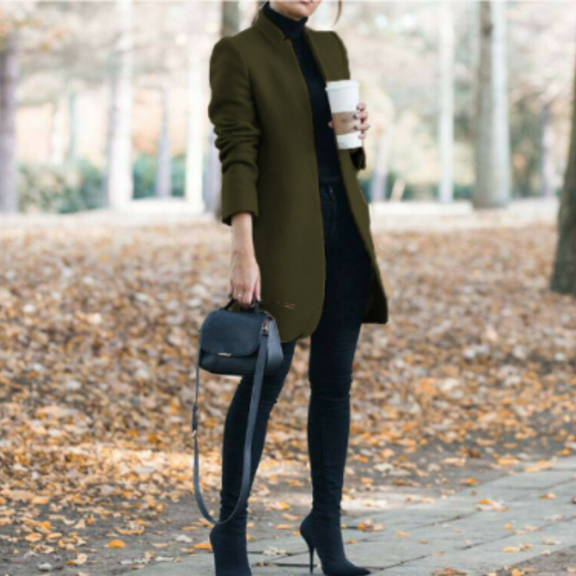 Classic Winter Coat Elegant Design - 4