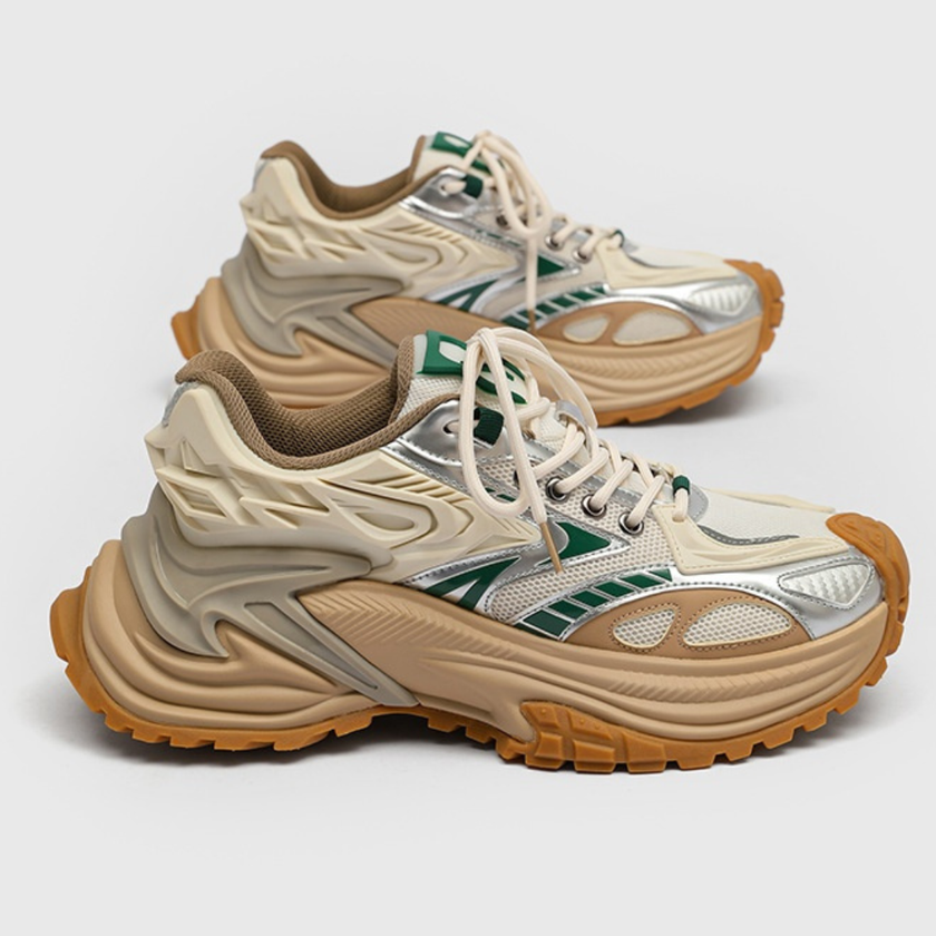 Breathable Sneakers Black Mesh