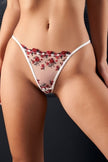 Red BLOOM Two-Piece Lingerie Set