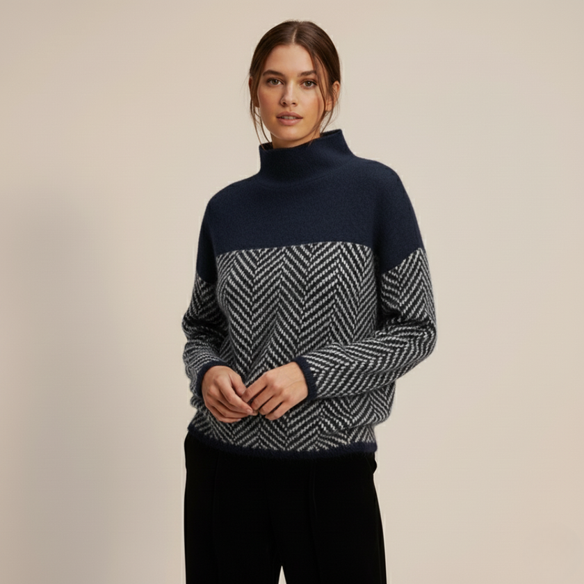 Eireann | Cashmere Turtleneck Sweater, Luxuriously Soft Design