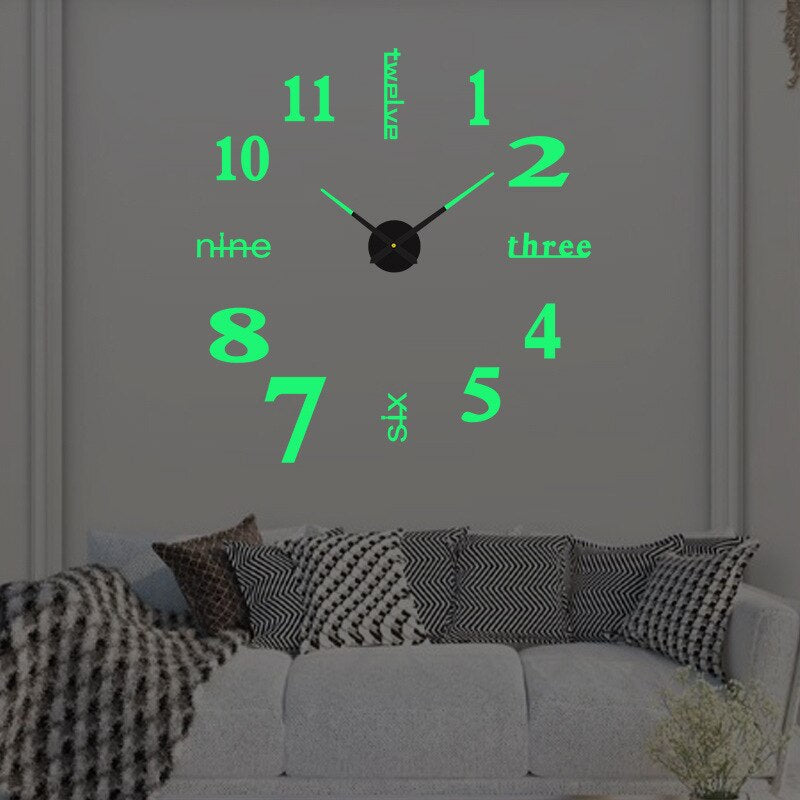 Chic Contemporary DIY Wall Clock