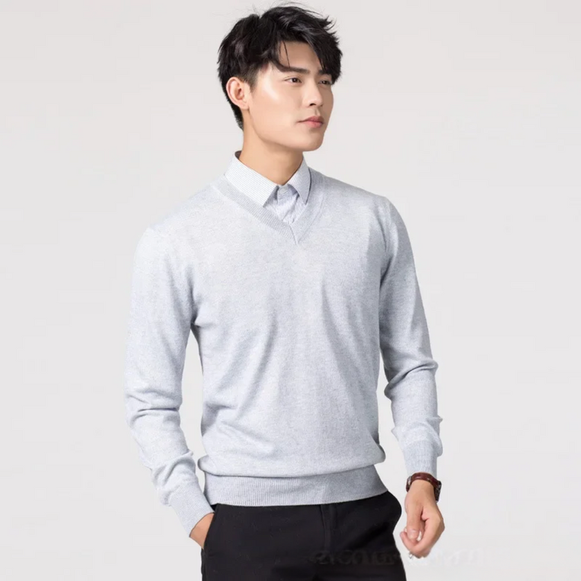 Mark – Crew Neck Men’s Slim-Fit Sweater | Classic Style 12
