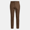 FJØRNA men's relaxed fit straight leg trousers in neutral fabric, displayed on a model with hands in pockets.