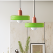 Colorful Glass Pendant Lamp with Adjustable Suspension