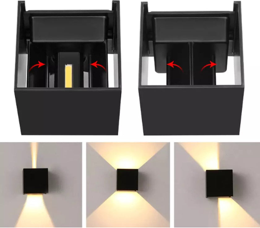 Captain | Versatile Adjustable LED Wall Lamp with Sensor – Suitable for Indoor and Outdoor Spaces