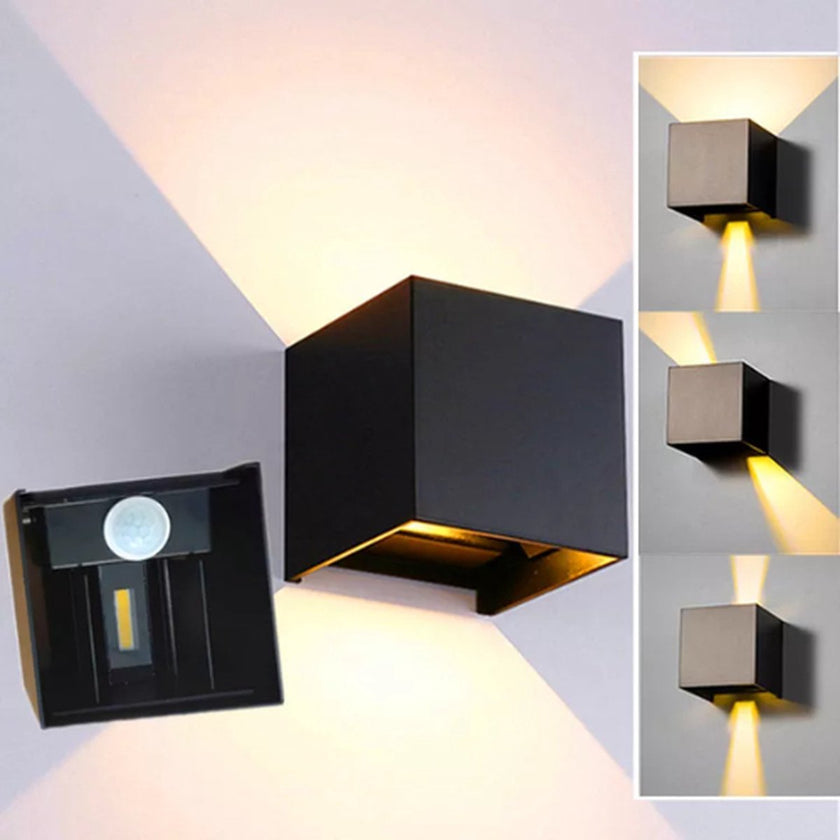 Captain | Versatile Adjustable LED Wall Lamp with Sensor – Suitable for Indoor and Outdoor Spaces