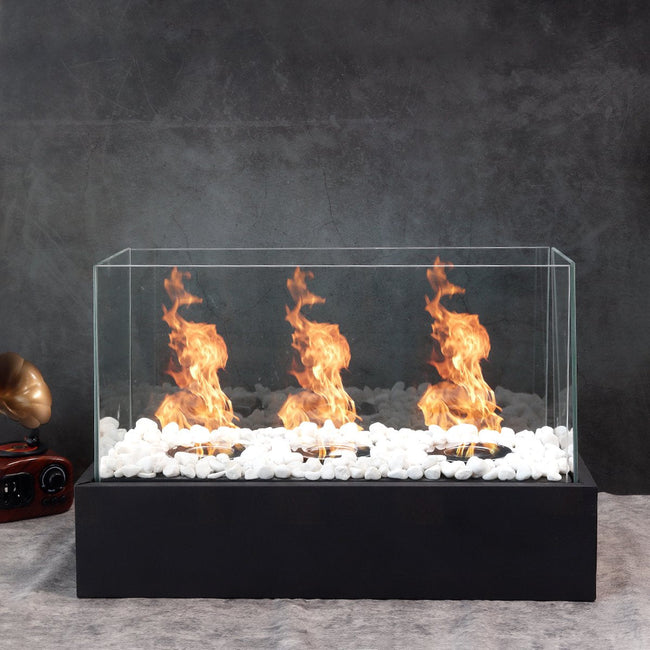 Fiérza Smokeless Bioethanol Tabletop Fireplace – Perfect for Indoor and Outdoor Enjoyment