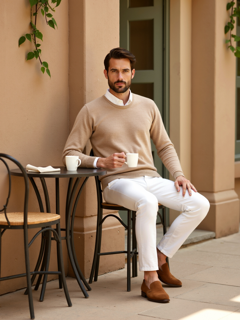 Loose Fit Round Neck Winter Sweater for Women