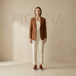 FJØRNA women's leather shoes with sleek design and smooth finish, featuring classic style and comfortable fit.