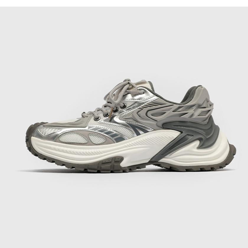 Breathable Sneakers Black Mesh