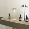 Iron Elegance Rechargeable Touch Lamp – Warm LED Light with Sturdy Metal Construction