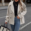 Loose Wool Coat Gray