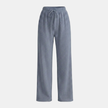FJØRNA women's wide leg trousers with elastic waist and pleated design, stylish and comfortable pants for women.