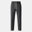 FJØRNA men's wide leg joggers with drawstring waist, lightweight casual pants, relaxed fit and comfortable for everyday wear.