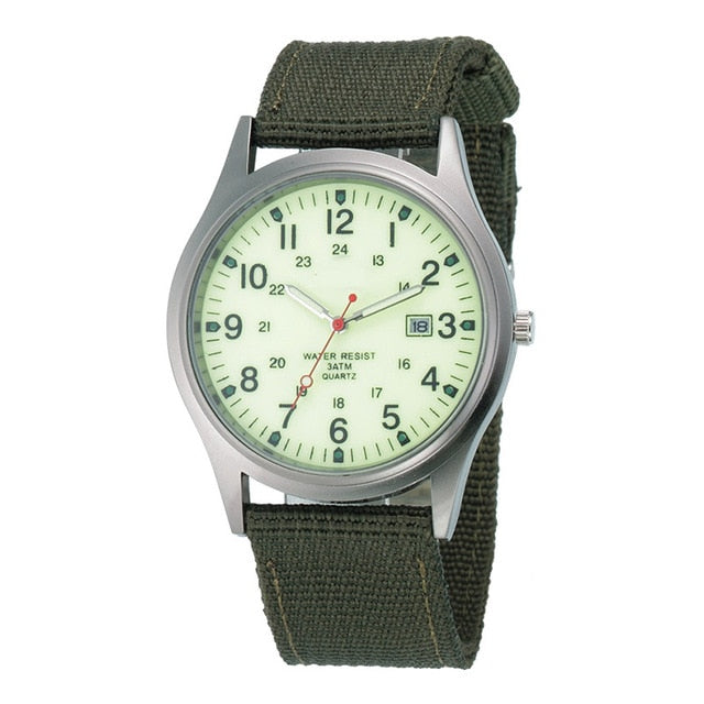 Stylish Canvas Strap Watch