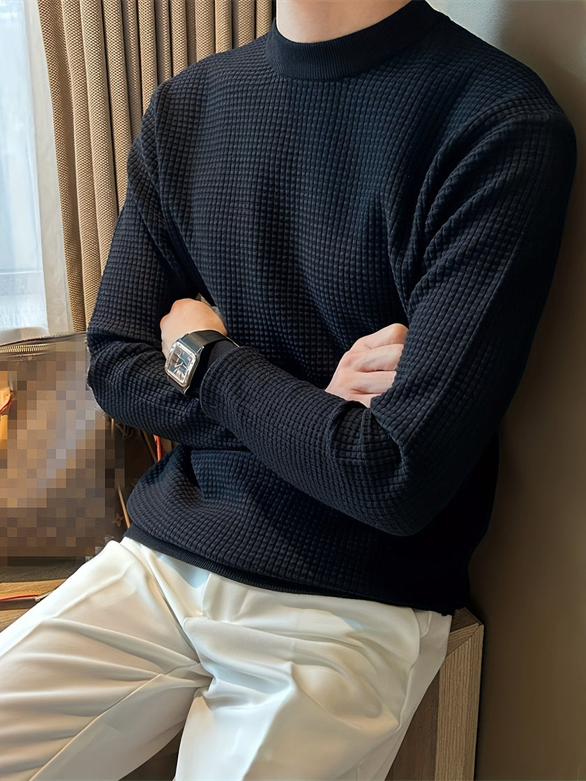 Solid Knitted Pullover