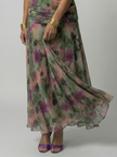 FJØRNA elegant off-shoulder midi dress for women, bodycon style in a sleek, fitted design suitable for formal occasions