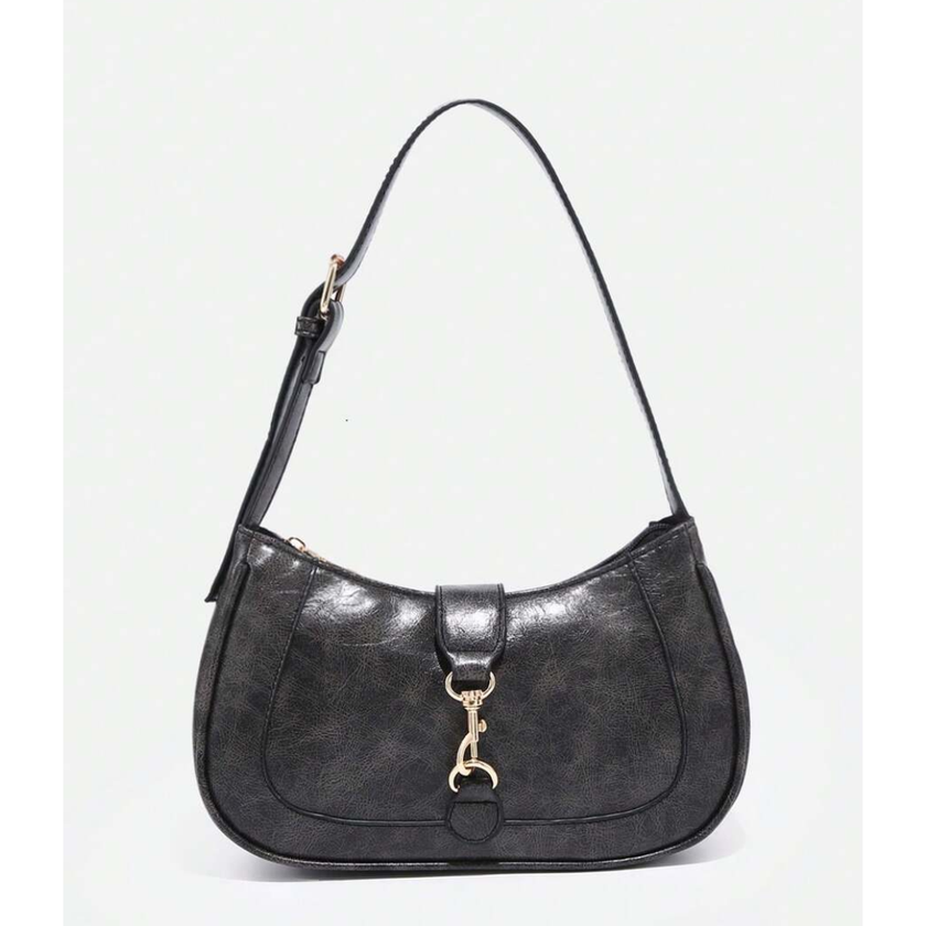 Chic Crescent Bag Burgundy